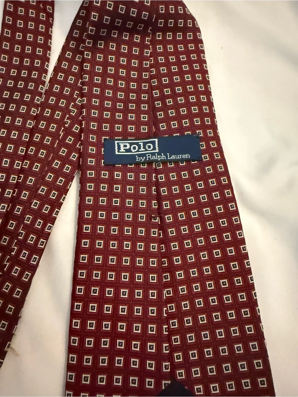 Like New Vintage Ralph Lauren Polo Geometric Tie
